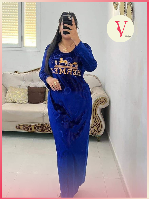 ❤️‍🔥  روب هرماس قطيفة روعة ❤️‍🔥