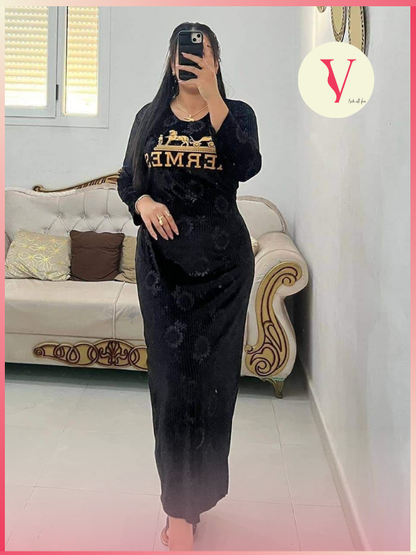 ❤️‍🔥  روب هرماس قطيفة روعة ❤️‍🔥