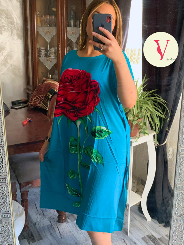 فستان الوردة 🌹 الجديييد الجديييد 🤩و سومة أرررض 🔥