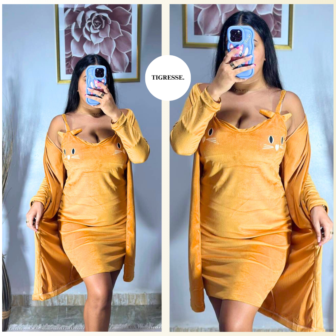 أنــسومبل 2 قـطـع الـقـطة 😻 قطــيفة سوبر صوفت