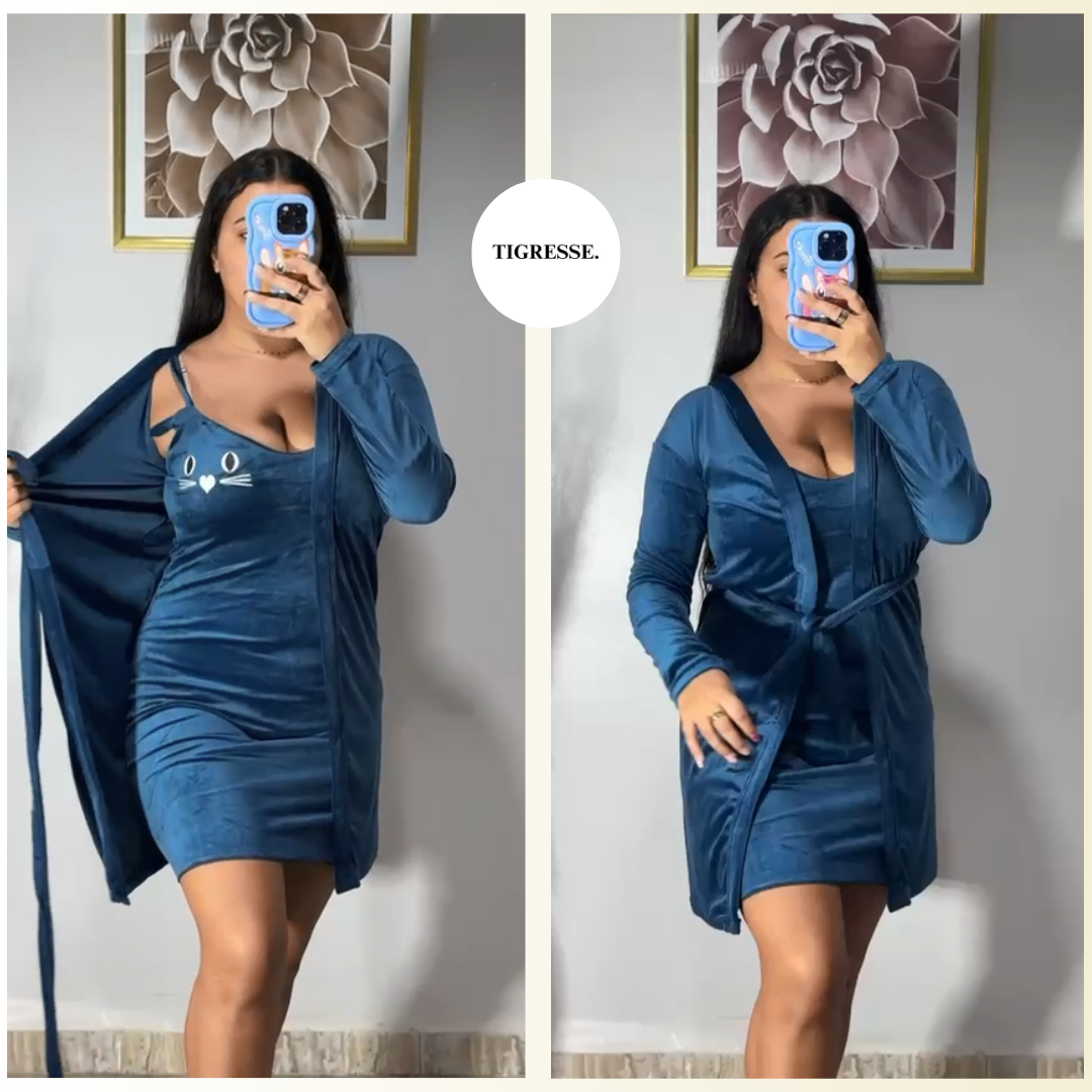 أنــسومبل 2 قـطـع الـقـطة 😻 قطــيفة سوبر صوفت