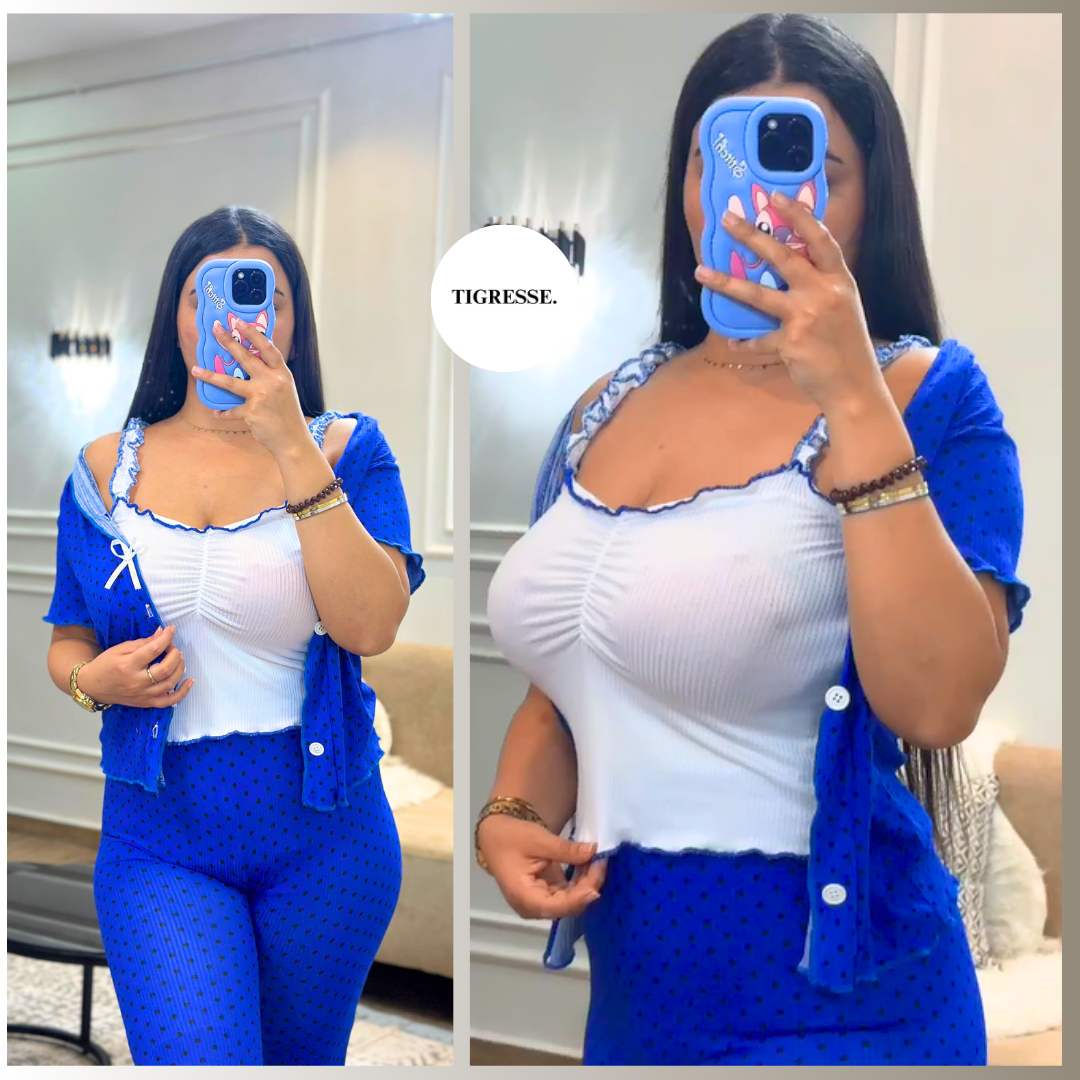 ENSEMBLE FRAISE 🍓 Chemise Besti & Pantalon