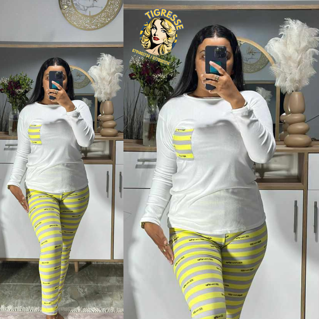 بـيجامة سـروال + شـيـرت✨ TOP QUALITY