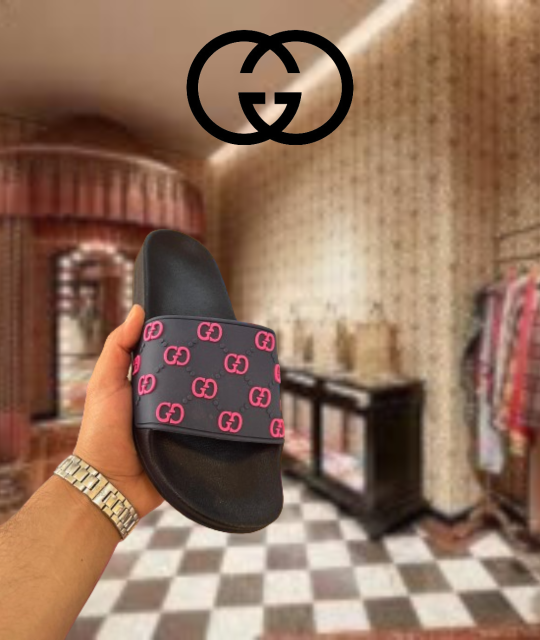 🥶 Claquette GUCCI 🥶 Avec la boite