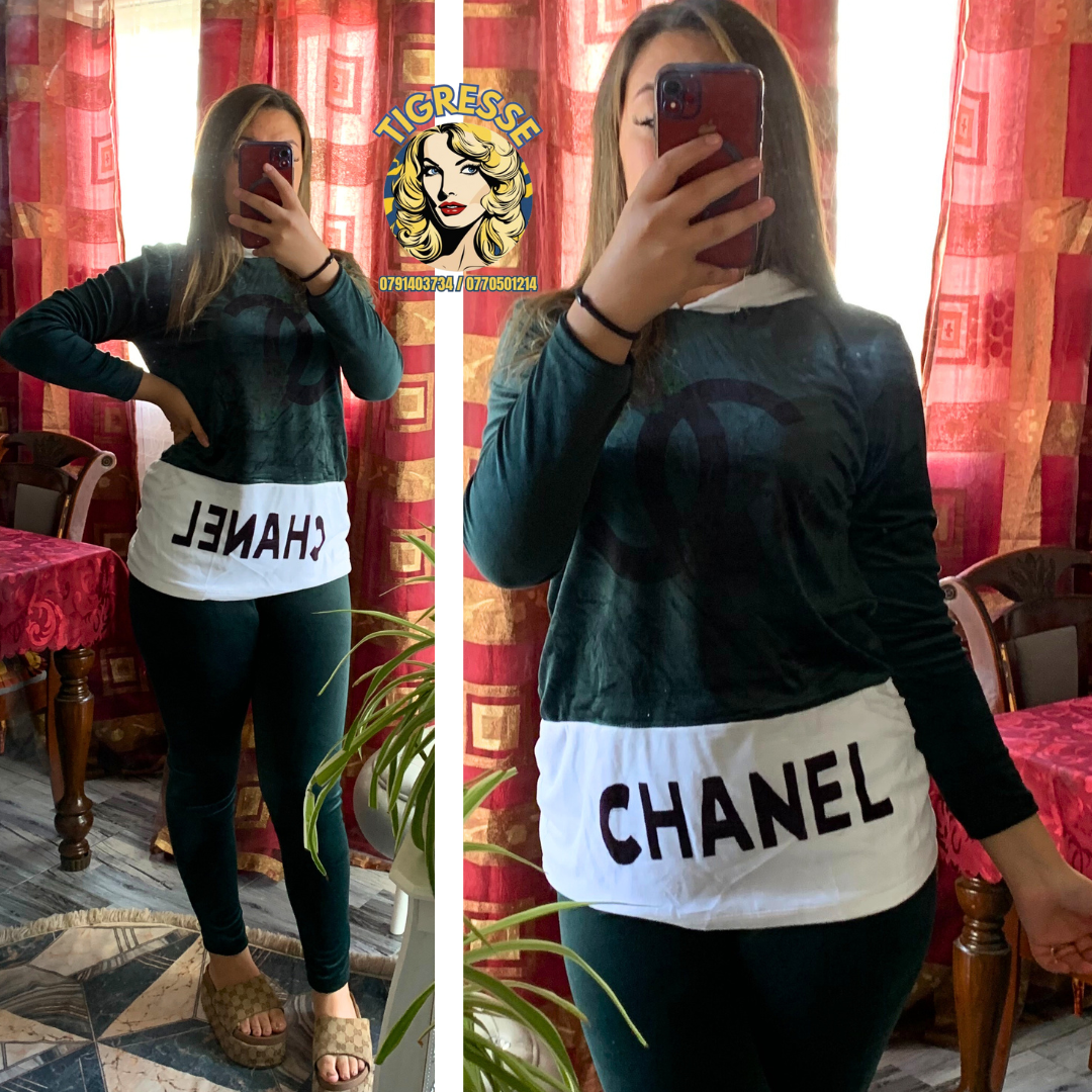 Pijama CHANEL ✨ قـطـيفة حـنيـنـة و خــفيــفـة