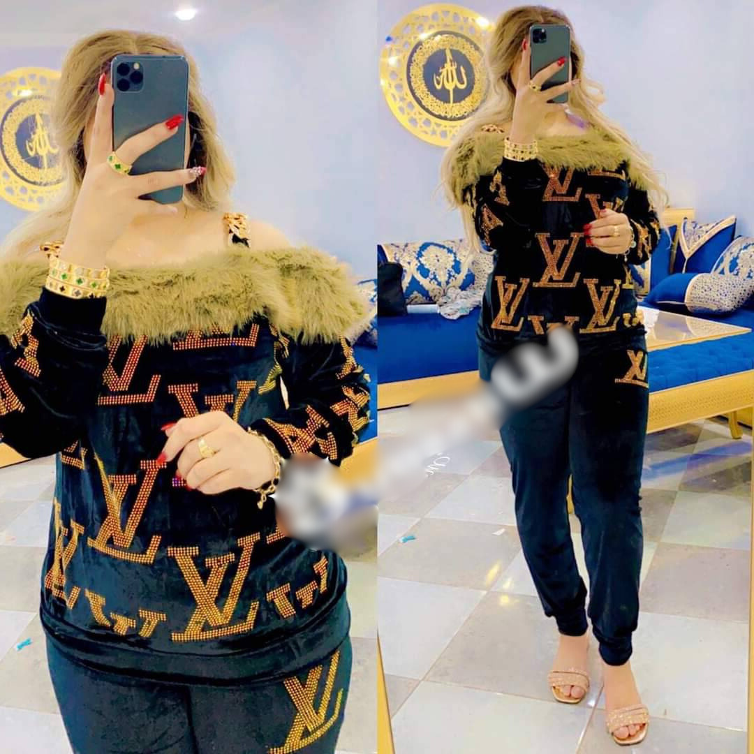 بـيجامة ماركة 😍قطيفة كاليتي لامبورطاسيون