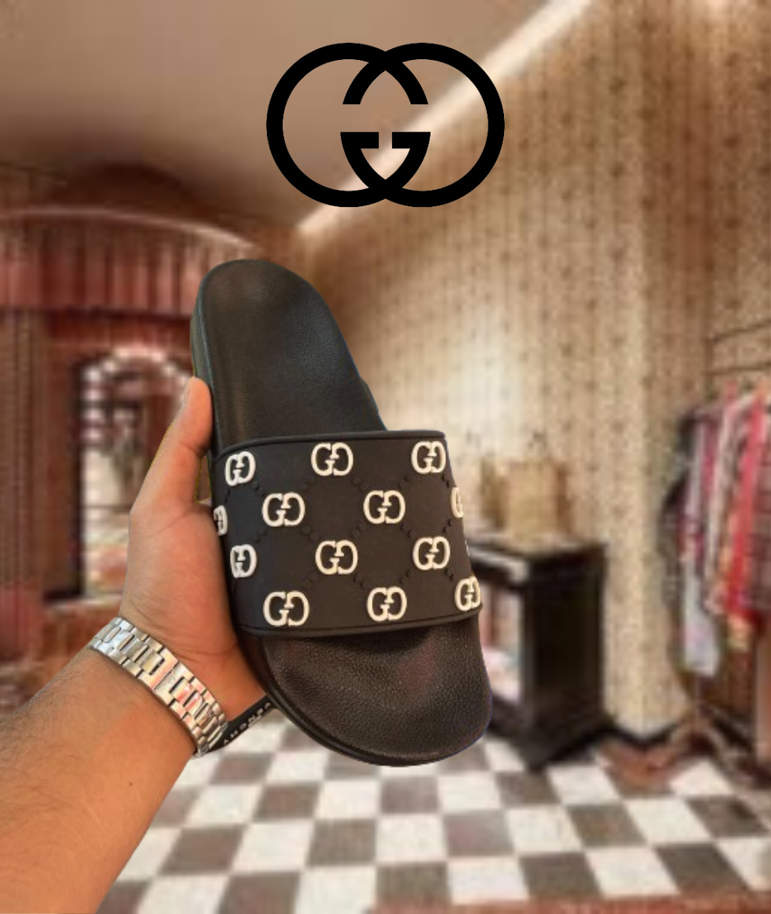 🥶 Claquette GUCCI 🥶 Avec la boite